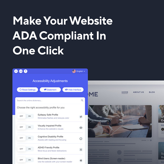 Make your website A.D.A. compliant
